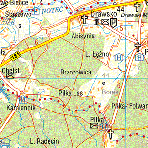mapa okolic